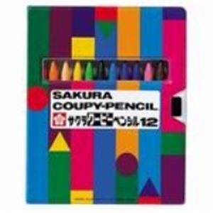 （まとめ）サクラクレパス クーピーペンシル FY12R1 Sケース〔×5セット〕〔代引不可〕