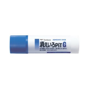 （まとめ） トンボ鉛筆 スティックのり 消えいろピット PT-GC 1本入 〔×5セット〕〔代引不可〕