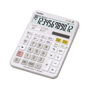 カシオ デスクサイズ チェック検算電卓 DJ-120W-N〔代引不可〕