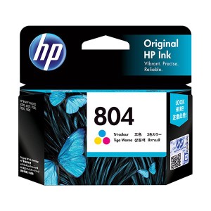 （まとめ）HP HP804 インクカートリッジカラー T6N09AA 1個 〔×3セット〕〔代引不可〕