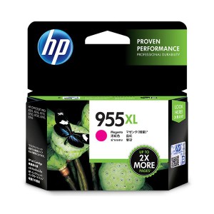 （まとめ）HP HP955XL インクカートリッジマゼンタ L0S66AA 1個 〔×2セット〕〔代引不可〕