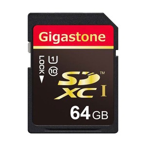 Gigastone SDXCカード64GB UHS-1 GJSX/64U 1枚〔代引不可〕