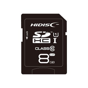 （まとめ）ハイディスク SDHCカード 8GBclass10 UHS-I対応 HDSDH8GCL10UIJP3 1枚〔×3セット〕〔代引不可〕