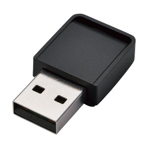 （まとめ）バッファロー AirStationUSB2.0用 無線LAN子機 433Mbps 11ac・n・a・g・b対応 WI-U2-433DMS 1個〔×2セット〕〔代引不可〕