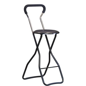 折りたたみ椅子 〔4脚セット ブラック×ブラック〕 幅35cm 日本製 スチールパイプ〔代引不可〕