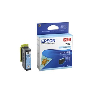 （まとめ）〔純正品〕 EPSON KAM-LC インクカートリッジ カメ ライトシアン〔×10セット〕〔代引不可〕