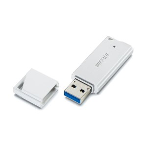 （まとめ） BUFFALO USBメモリ 32GB ホワイト RUF3-K32GB-WH〔×5セット〕〔代引不可〕