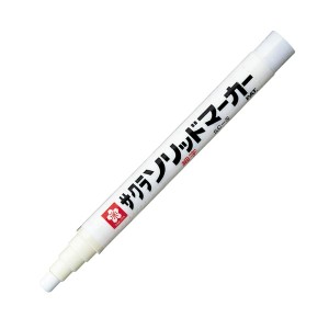 (まとめ）サクラクレパス ソリッドマーカー細字 SC-S#50 白〔×20セット〕〔代引不可〕