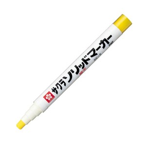 (まとめ）サクラクレパス ソリッドマーカー細字 SC-S#3 黄色〔×20セット〕〔代引不可〕