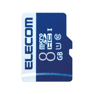 （まとめ）エレコム microSDHCカード 8GB MF-MS008GU11R〔×30セット〕〔代引不可〕