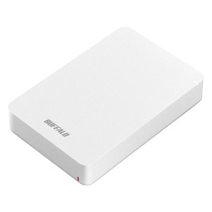 USB3.1（Gen.1）対応 耐衝撃ポータブルHDD 4TB ホワイト HD-PGF4.0U3-GWHA〔代引不可〕