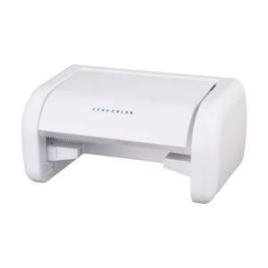 (まとめ) トイレットペーパーホルダー/トイレットペーパー収納 CC 片手でペーパーホルダー〔24個セット〕〔代引不可〕