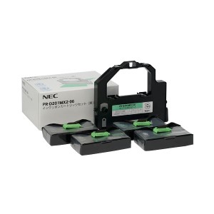 NEC インクリボンカートリッジセット黒 PR-D201MX2-06 1セット〔代引不可〕