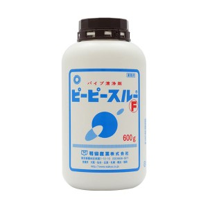 （まとめ）和協産業 業務用パイプ洗浄剤ピーピースルーF 600g 1個〔×5セット〕〔代引不可〕