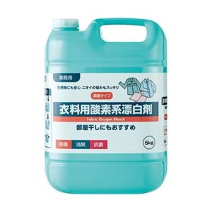 （まとめ）ロケット石鹸 衣料用酸素系漂白剤 業務用5kg/本 1セット（3本）〔×3セット〕〔代引不可〕