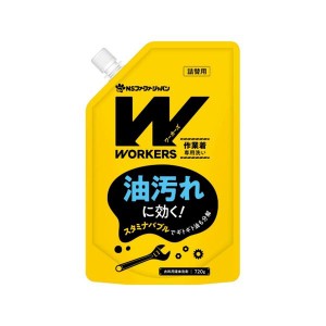 （まとめ） WORKERS 作業着液体洗剤 720g 〔×16セット〕〔代引不可〕