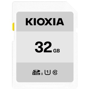 KIOXIA UHS-I対応 Class10 SDHCメモリカード 32G KSDB-A032G〔代引不可〕