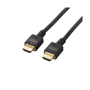 エレコム HDMIケーブル/HDMI2.1/1.0m/ブラック DH-HD21E10BK〔代引不可〕