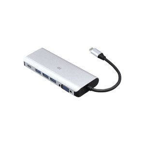 ラトックシステム USB Type-C マルチアダプター（VGA・PD・USBハブ） RS-UCVGA-PH〔代引不可〕