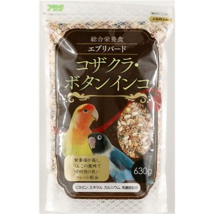 （まとめ） エブリバード コザクラ・ボタンインコ 630g （ペット用品） 〔×10セット〕〔代引不可〕