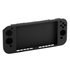 Digio2 SWITCH 有機ELモデル用 シリコンカバー 一体型タイプ ブラック SZC-SWE05BK〔代引不可〕