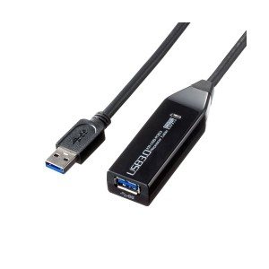 サンワサプライ 3m延長USB3.2アクティブリピーターケーブル KB-USB-R303N〔代引不可〕