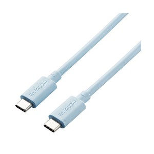 エレコム USB4ケーブル(認証品、USB Type-C(TM) to USB Type-C(TM)) ブルー USB4-APCC5P08BU〔代引不可〕