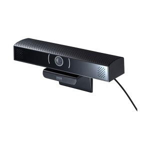 サンワサプライ スピーカー内蔵Webカメラ ブラック CMS-V48BKN 1台〔代引不可〕
