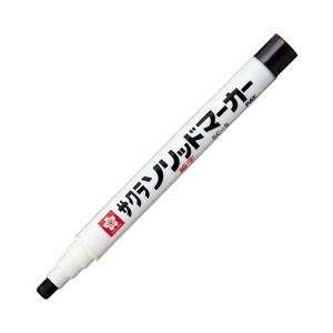 （まとめ）サクラクレパス 油性マーカーソリッドマーカー 細字 くろ SC-S#49 1本〔×10セット〕〔代引不可〕