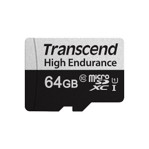 トランセンドジャパン 64GB microSDXCカード w/ adapter U1 High Endurance TS64GUSD350V〔代引不可〕