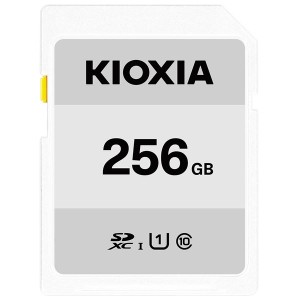 KIOXIA UHS-I対応 Class10 SDXCメモリカード 256GB KSDB-A256G〔代引不可〕