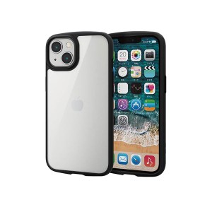 エレコム iPhone 13 TOUGH SLIM LITE フレームカラー ブラック PM-A21BTSLFCBK〔代引不可〕