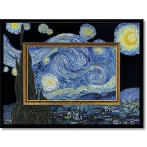 ユーパワー 名画ビッグアート Sサイズ ゴッホ「ゴッホ「星月夜」〔代引不可〕