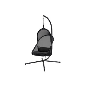 ペット用ハンギングチェア 半円 GY グレー 組立品〔代引不可 ペット用ハンギングチェア 半円 GY グレー 組立品〔代引不可