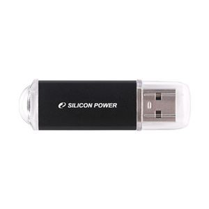 シリコンパワー USBフラッシュメモリ ULTIMA-II I-Series 4GB ブラック 永久保証 SP004GBUF2M01V1K〔代引不可〕