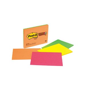 3M Post-it ポストイット 強粘着 ミーティングノート 4色混色 3M-6845-SSP