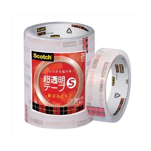 3M Scotch スコッチ 超透明テープS 工業用包装 5巻入 24mm 3M-BK-24N