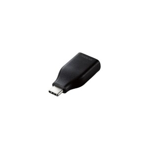 エレコム USB Type-C(TM)用HDMI映像変換アダプター AD-CHDMIQDBK ブラック〔代引不可〕