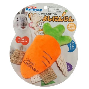 （まとめ）ウサギのおもちゃ なかよしにんじん〔×5セット〕 (小動物用品/玩具)〔代引不可〕