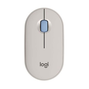 ロジクール PEBBLE MOUSE 2 M350S Bluetoothマウス グレージュ M350sGY〔代引不可〕