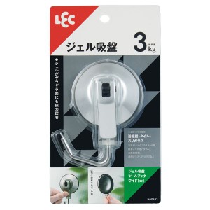 〔2個セット〕 レック ジェル吸盤 ツールフック ワイド （大） H00483〔代引不可〕