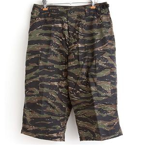 アメリカ軍 BDU クロップドカーゴパンツ ／迷彩服パンツ 〔 XSサイズ 〕 タイガー 〔 レプリカ 〕〔代引不可〕