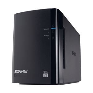 バッファロー ドライブステーション ミラーリング機能搭載 USB3.0用 外付けHDD 2ドライブモデル2TB HD-WL2TU3／R1J HD-WL2TU3/R1J〔代引