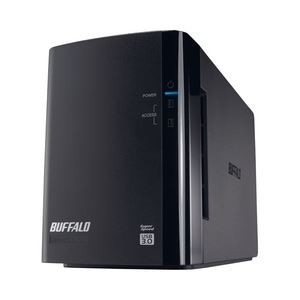 バッファロー ドライブステーション ミラーリング対応 USB3.0用 外付けHDD 2ドライブモデル8TB HD-WL8TU3／R1J HD-WL8TU3/R1J〔代引不可