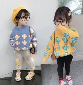 子供セーター秋 冬 韓国ファッション トップス 女の子可愛い子供服トップスニットキッズ ベビー マタニティ キッズファッション トップス