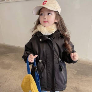 ウィンドブレーカー レディース キッズ ジュニア パーカー アウター 女の子 子供用 子供服 長袖 キッズアウター フード付き 裏ボア 暖か