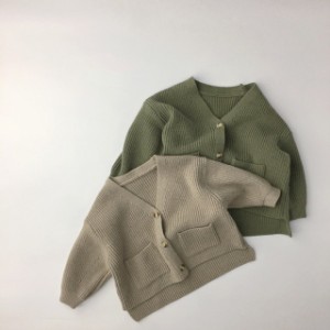 韓国子供服 服 セーター ベビー服 トップス セーターカーディガンキッズ ベビー マタニティ キッズファッション トップス ニット セータ