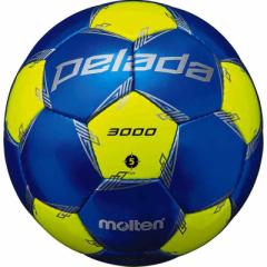 モルテン(molten) サッカーボール ペレーダ3000 5号球 以上 検定球 F5L3000 (青×黄, 5)