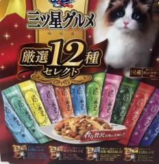 銀のスプーン 三ツ星グルメ 厳選12種セレクト 1箱 【20g10袋4箱】 キャットフード 猫のエサ 猫