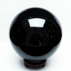 6Kg モリオン 黒水晶 丸玉 スフィア 160mm 一点物 [送料無料] 161-658